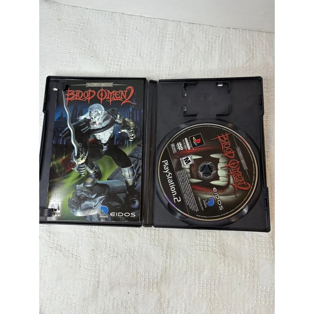 Blood Omen 2 PS2 Playstation 2 Game Legacy of Kain Series Action Adventure